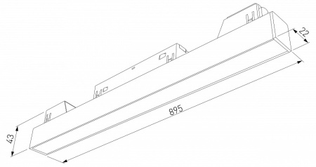 Фото Встраиваемый светильник Elektrostandard Slim Magnetic a067375