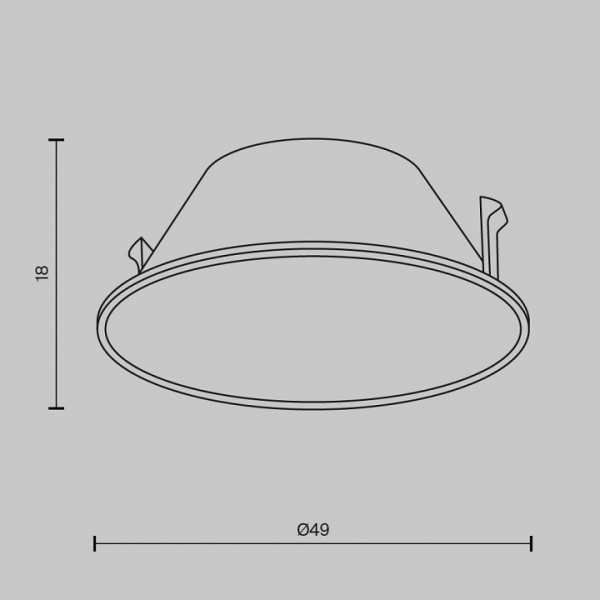 Фото Кольцо декоративное Maytoni Wise Ring057-7-B
