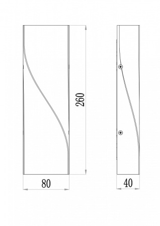 Фото Накладной светильник Maytoni Twist O040WL-L11B3K