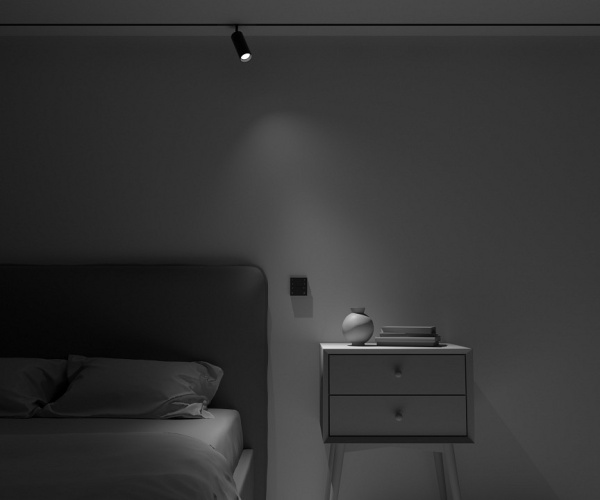 Фото Панель универсальная сенсорная накладная Maytoni Smart Home DRC034-8-B