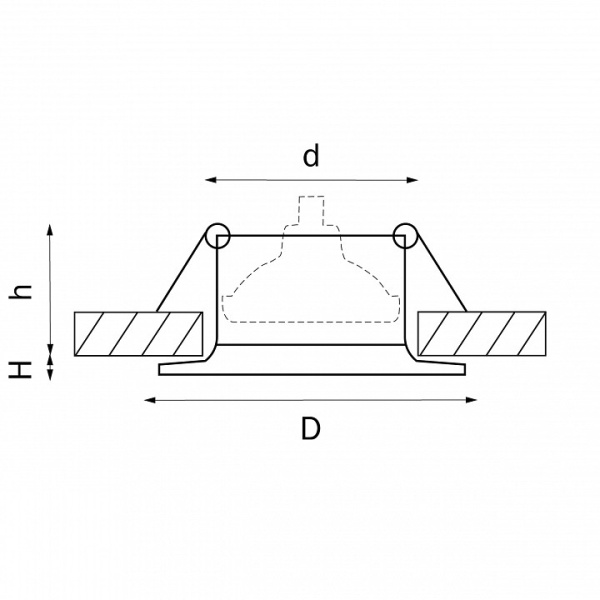 Фото Встраиваемый светильник Lightstar Levigo 010023