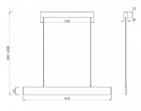 Фото Подвесной светильник Maytoni Step P010PL-L23B