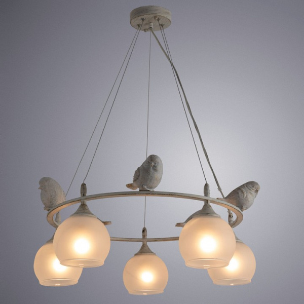 Фото Подвесная люстра Arte Lamp Gemelli A2150SP-5WG