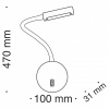 Открыть Бра Maytoni Stem C035WL-L3W3K Фото Бра Maytoni Stem C035WL-L3W3K