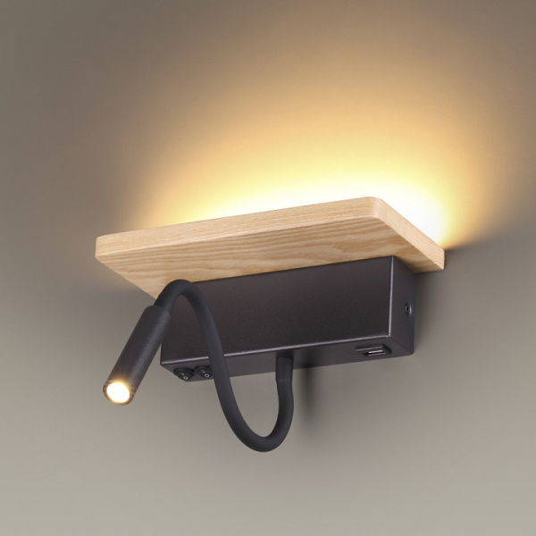 Фото Бра с полкой Odeon Light Woody 3868/8WL