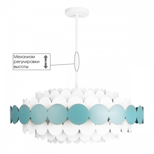 Фото Люстра на штанге Loft it Juicy 10310/M Blue