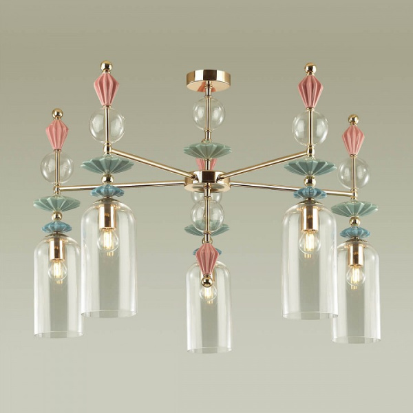 Фото Потолочная люстра Odeon Light Bizet 4855/5C