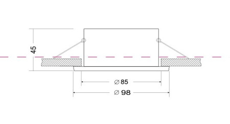 Фото Встраиваемый светильник Maytoni Yin DL030-2-01W
