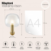 Открыть Бра Maytoni Vision MOD411WL-01G Фото Бра Maytoni Vision MOD411WL-01G