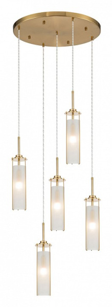 Фото Подвесной светильник Indigo Torcia 11038/5PL Brass