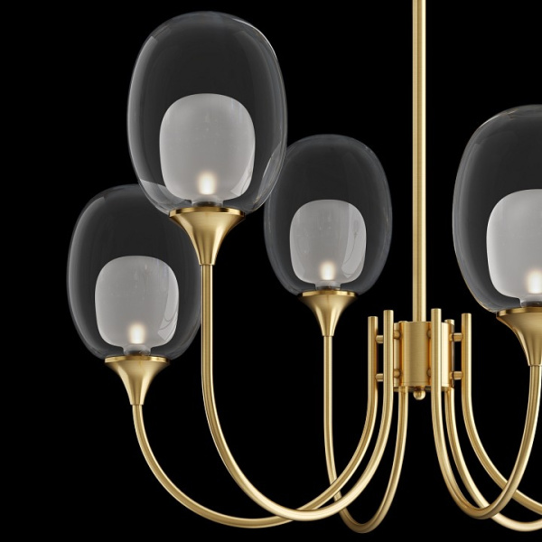 Фото Люстра на штанге Maytoni Aura MOD016PL-06BS