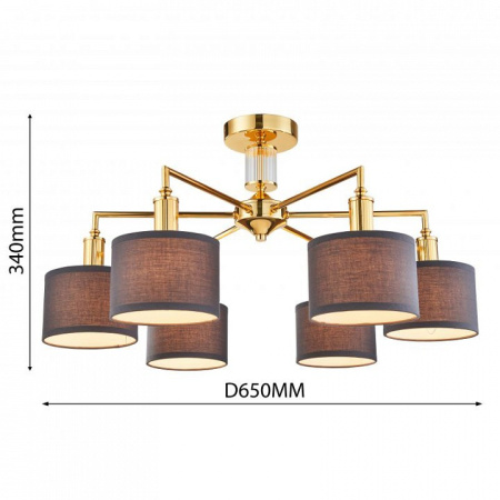 Фото Люстра на штанге Favourite Laciness 2612-6P