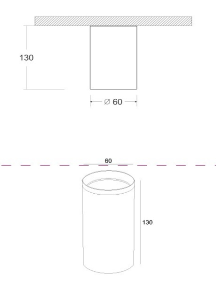Фото Накладной светильник Maytoni Focus C010CL-01MG