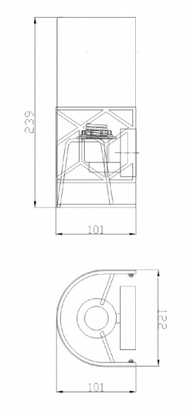 Фото Накладной светильник Maytoni Messina H223-WL-01-G
