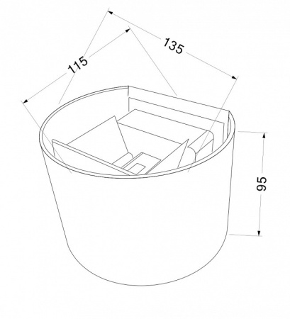 Фото Накладной светильник Maytoni Fulton O573WL-L6W