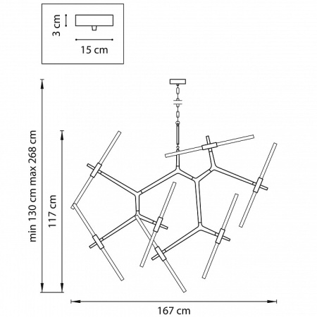 Фото Подвесная люстра Lightstar Struttura 742147