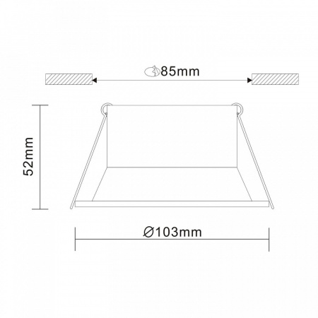 Фото Встраиваемый светильник ST-Luce Grosi ST207.408.01