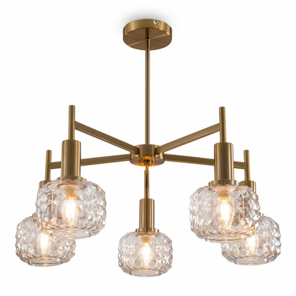 Фото Люстра на штанге Freya Fero FR5366CL-05BS