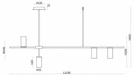 Фото Подвесной светильник F-promo Shanku 3098-4P