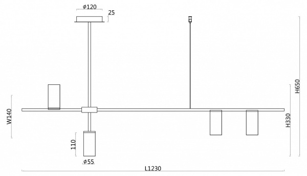 Фото Подвесной светильник F-promo Shanku 3098-4P