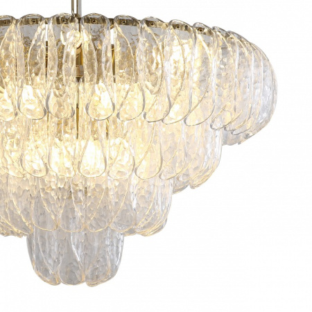 Открыть Подвесная люстра Indigo Dalia 12034/15P Brass Фото Подвесная люстра Indigo Dalia 12034/15P Brass
