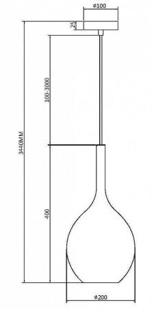 Фото Подвесной светильник Maytoni Duality MOD271PL-01B2