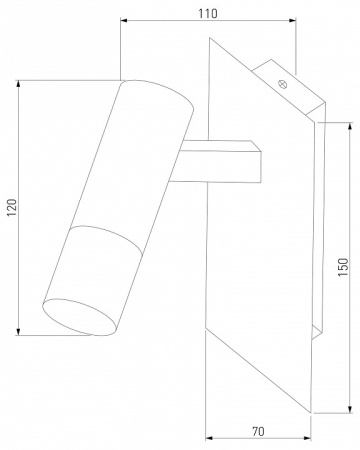 Фото Бра Eurosvet Cast 20142/1 LED белый/хром