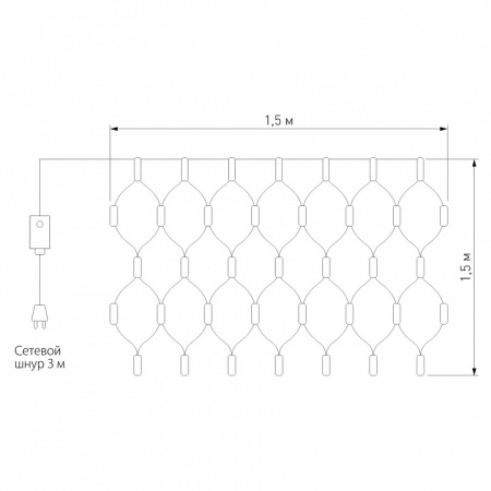 Фото Сеть световая Eurosvet 300-001 300-001