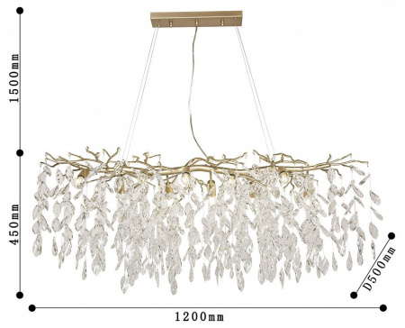 Фото Подвесная люстра Favourite Brillo 3056-10P