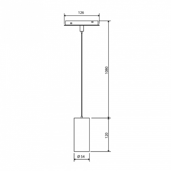 Фото Подвесной светильник Elektrostandard Slim Magnetic a063534