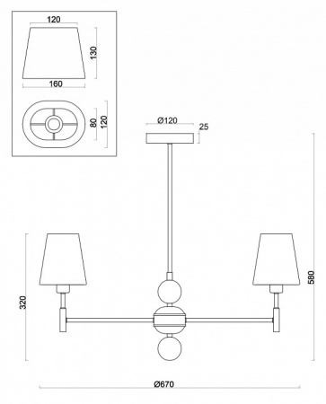 Фото Подвесная люстра Freya Soho FR2028PL-05N