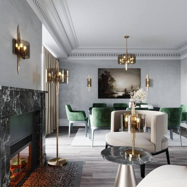 Фото Торшер Odeon Light Margaret 4895/3F