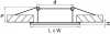 Фото Встраиваемый светильник Lightstar Lega 011037