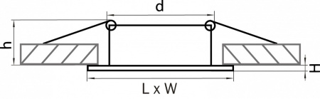 Фото Встраиваемый светильник Lightstar Lega 011037