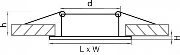 Фото Встраиваемый светильник Lightstar Lega 011037