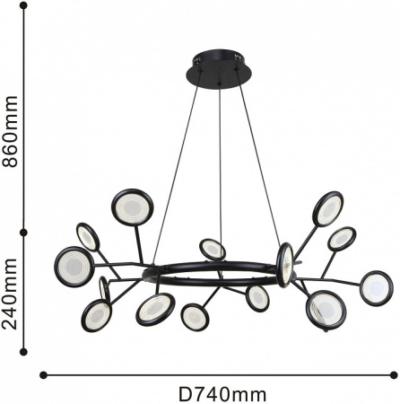 Фото Подвесная люстра F-promo Mugs 4252-15P
