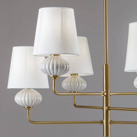 Фото Люстра на штанге Freya Ceramics FR2029PL-06BS