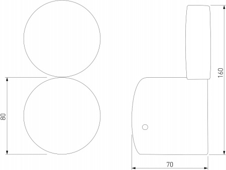 Фото Накладной светильник Elektrostandard Brioni a064599