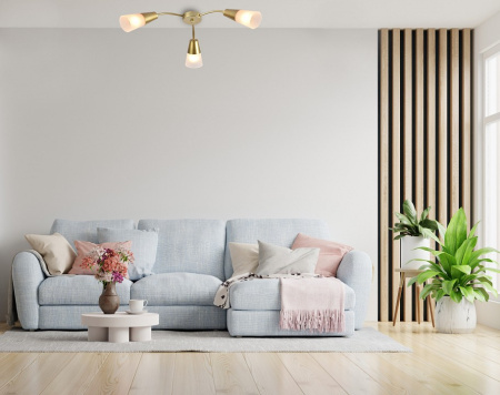 Фото Потолочная люстра Escada Aquilegia 1100/3P Gold