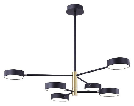 Фото Люстра на штанге Freya Tibo FR6048CL-L6GR