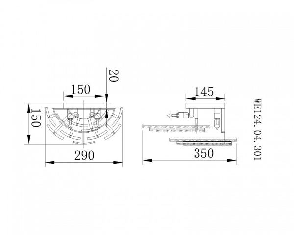 Фото Накладной светильник Wertmark Agati WE124.04.301