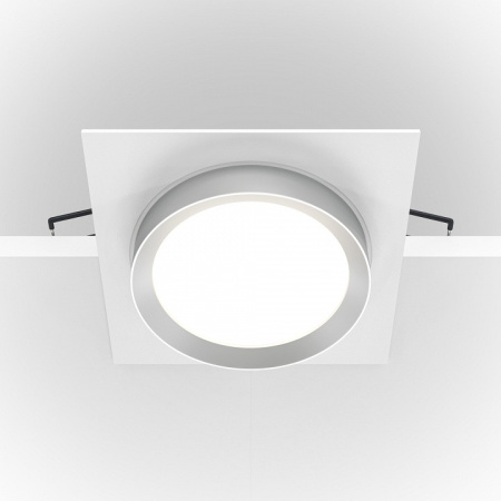 Открыть Встраиваемый светильник Maytoni Hoop DL086-GX53-SQ-WS Фото Встраиваемый светильник Maytoni Hoop DL086-GX53-SQ-WS