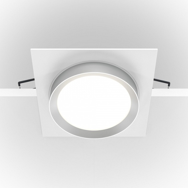 Фото Встраиваемый светильник Maytoni Hoop DL086-GX53-SQ-WS