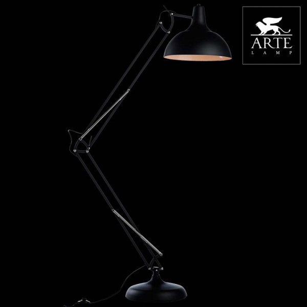 Фото Торшер Arte Lamp Goliath A2487PN-1BK