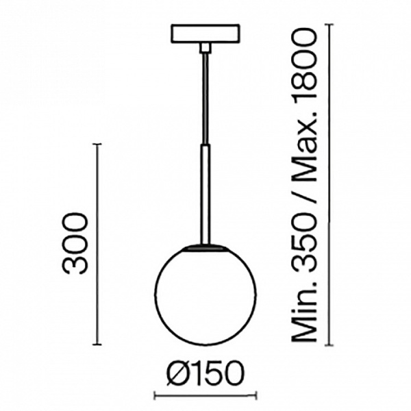 Фото Подвесной светильник Maytoni Basic form MOD321PL-01W