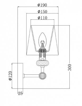Открыть Бра Maytoni Riverside MOD018WL-01CH Фото Бра Maytoni Riverside MOD018WL-01CH