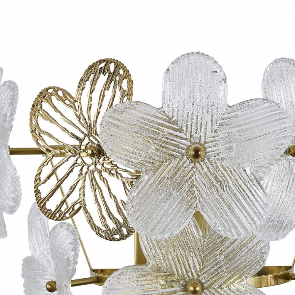 Открыть Накладной светильник Indigo Fiori 12049/2W Brass Фото Накладной светильник Indigo Fiori 12049/2W Brass