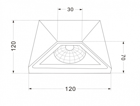 Фото Накладной светильник Maytoni Beekman O577WL-L5B