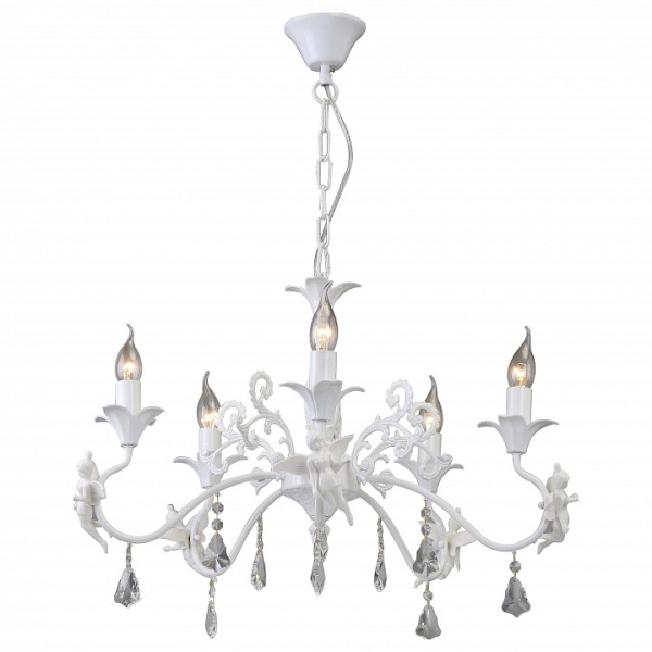 Фото Подвесная люстра Arte Lamp Angelina A5349LM-5WH