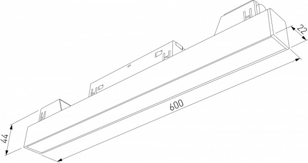 Фото Встраиваемый светильник Elektrostandard Slim Magnetic a063540